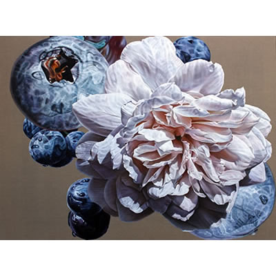 Grow me a garden of roses: 2013, Oil on Belgian Linen, 96 x 126cm
