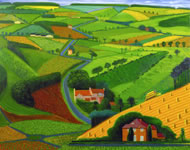 The Road to Wolds, 1997, by David Hockney Photo: Steve Oliver