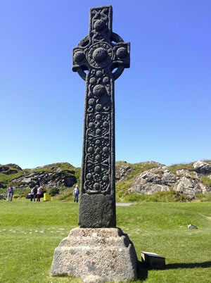 St Martins cross on Iona, Scotland. Photo by Nick Gibson