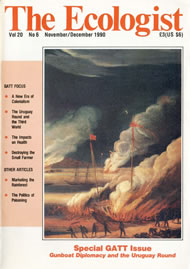 Cover of Ecologist issue 1990-11