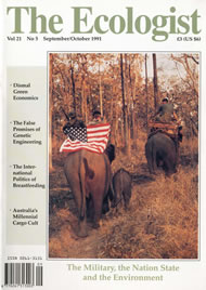 Cover of Ecologist issue 1991-09