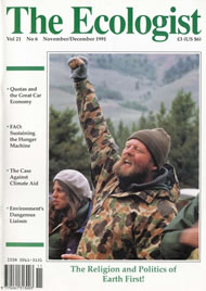 Cover of Ecologist issue 1991-11