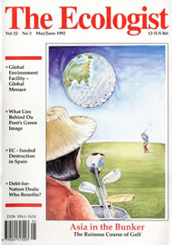 Cover of Ecologist issue 1992-05