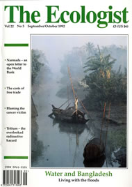 Cover of Ecologist issue 1992-09