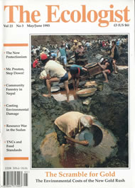 Cover of Ecologist issue 1993-05
