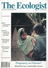 Cover of Ecologist issue 1996-03