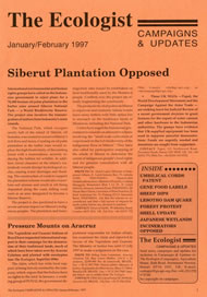 Cover of Ecologist issue 1997-01s